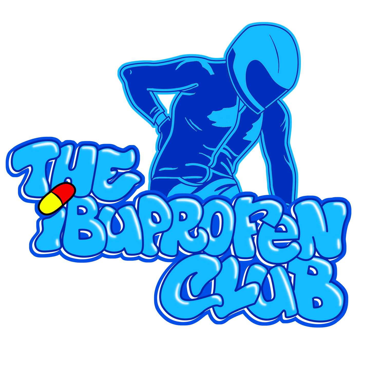 The Ibuprofen Club Logo Iron-on Transfer